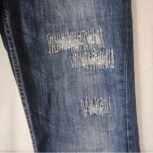 📌116 AEROPOSTALE BAYLA SKINNY JEANS SIZE 13/14 - Picture 7 of 14